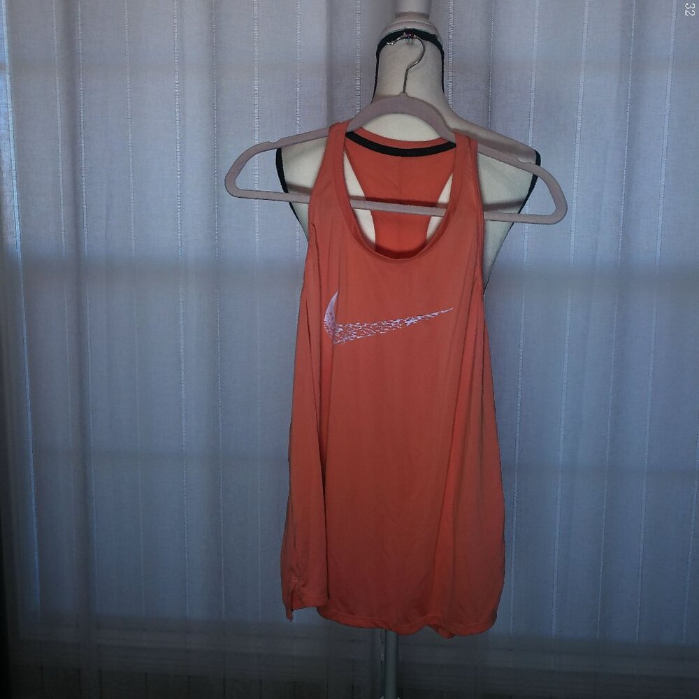 NIKE Dri-Fit Soft Orange Tank Top XL